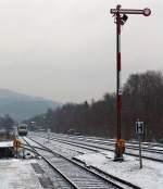 Als Ersatzverkehr fr die Hellertalbahn fhrt am 19.02.2013 (9:10 Uhr) der Dieseltriebwagen  VT/VS 51 (BR 628.4)  Daadetalbahn  der Westerwaldbahn (WEBA) , als RB 96 - Hellertalbahn