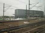 Blick auf dem Berliner Hauptbahnhof fotografiert aus der S75 Richtung BLN-Spandau(22.05.10)