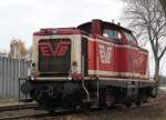 Die wohl beste Eisenbahnfirma in ganz Deutschland 211 330-6 von der EVB stand in Hamburg,Dradenau-Khlfleterdam.20.11.2011