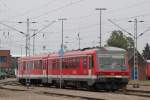 DB-Regio 628 642 wartet im BW Rostock Hbf auf den nchsten Einsatz.(29.05.2011)