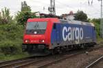 SBB-Cargo 482 042-9 beim Rangieren im Bahnhof Rostock-Bramow 20 Minuten spter ging es zurck nach Stendal-Niedergrne.19.05.2012