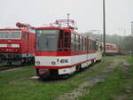 thueringen-10/751107/tatra-strassenbahn-tw-401von-der-erfurter Tatra Straßenbahn Tw 401,von der Erfurter Straßenbahn,am 04.September 2021,in Weimar.