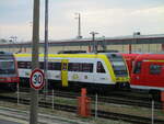 Auch den 612 018 konnte ich,am 24.April 2022,im Werk Erfurt nur von einer Anhöhe aus fotografieren.