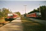 br-628-928/114433/zugkreuzung-in-prorawhrend-der-linke-628 Zugkreuzung in Prora.Whrend der linke 628 von Bergen nach Binz fuhr,fuhr der rechte 628 von Binz nach Bergen.