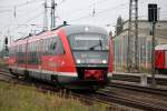 BR 642/297464/642-220-7-als-rb13rb-27873von-braunschweig 642 220-7 als RB13(RB 27873)von Braunschweig Hbf nach Stendal bei der Einfahrt im Bahnhof Stendal.05.10.2013
