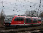 642 079-7 als RE 13117(Wismar-Tessin)bei der Ausfahrt im Rostocker Hbf.15.03.2015