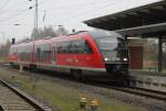 642 685-1 als RE8(RE 13122)von Tessin nach Wismar bei der Einfahrt im Rostocker Hbf.27.11.2015 zum Fahrplanwechsel am 13.12.2015 wird es dann RB 11