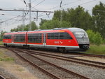 BR 642/498688/642-578-8-als-rb11rb-13121von-wismar 642 578-8 als RB11(RB 13121)von Wismar nach Tessin bei der Ausfahrt im Rostocker Hbf.27.05.2016