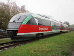 642 129-0(Bh Chemnitz) ist noch nicht ins Erzgebirge zurckgekehrt.Am 14.November 2020 stand Dieser immer noch in Putbus.