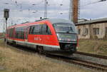 BR 642/770734/642-578-als-rb1213239von-rostock-hbf 642 578 als RB12(13239)von Rostock Hbf nach Graal-Müritz bei der Ausfahrt im Rostocker Hbf.01.04.2022