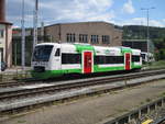 BR 650 Regioshuttle/700906/stb-vt-121-standam-29mai-2020im STB VT 121 stand,am 29.Mai 2020,im frühren Bw Meiningen.