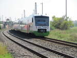 BR 650 Regioshuttle/766312/eib-und-stb-vereint-fuhrenam-04september EIB und STB vereint fuhren,am 04.September 2021,in Arnstadt ein.