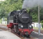 BR99/277272/99-2324-4-beim-rangieren-am-30062013 99 2324-4 beim Rangieren am 30.06.2013 im Bahnhof Bad Doberan.