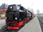 BR99/810927/am-24april-2023-hiess-mein-erster Am 24.April 2023 hieß mein erster Fototag:der Harz.In Gernrode bekam ich die 99 7240 mit dem Personenzug Hasselfelde-Quedlinburg vor die Linse.
