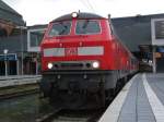BR 218/66925/218-453-9-am-281109-in-luebeck 218 453-9 am 28.11.09 in Lbeck Hbf