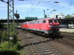 218 314 und 218 322 bernahmen am 05.Juni 2010 ihren Zug bereits ab Hamburg Hbf um ihn nach Westerland zubringen.