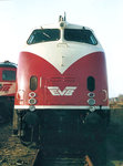 EVB 417 01 (ex EVB 288) in Bremervörde. Datum 11.2002 // Bild gescannt