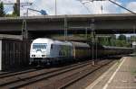 BR 223/353504/223-158-7-pct---private-car 223 158-7 PCT - Private Car Train GmbH mit einem ARS Altmann Autotransportzug, bei der Durchfahrt in Hamburg-Harburg und fuhr in Richtung Maschen weiter. 12.07.2014