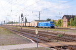 253 015-8 PRESS (223 052-2) mit dem leeren Hackschnitzelzug DGS 95109 in Stendal Richtung Rathenow. 22.09.2016