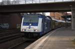 246 011-1 IGT - Inbetriebnahmegesellschaft Transporttechnik mbH für metronom Eisenbahngesellschaft mbH mit dem RE5 (ME 83484) von Cuxhaven nach Hamburg Hbf in Hamburg-Harburg. 17.03.2015