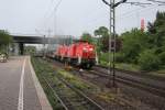Zwei DB V90 ( 295 020-2 ) und (295 030) kam am Nachmittag des 11.06.2011 mit Leeren Autozug durch Hamburg Harburg Gefahren.