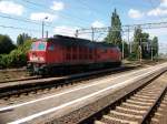 Im Polnischen Grenzbahnhof Szczecin Gumience war am 31.Juli 2010 232 349 unterwegs um einen Kesselzug nach Deutschland zubernehmen.