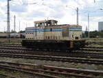 V60/792188/im-gueterbahnhof-nordhausen-unterwegs-waram-01september Im Güterbahnhof Nordhausen unterwegs war,am 01.September 2022,die ITB 345 396.