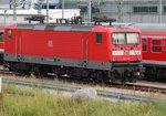 112 104-5(Bh Rostock)stand am Mittag des 10.07.2016 im BW Rostock Hbf abgestellt.