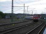 BR 115/193908/115-278-4-mit-dem-ec-378 115 278-4 mit dem EC 378 Wien-Binz,am 27.April 2012,bei der Einfahrt in Lietzow.