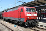 120 204-3 als RE 1 nach Hamburg Hbf im Rostocker Hbf.10.06.2016