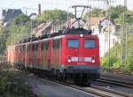 BR 139/91725/139-309-9-mit-lokzug-69571-von 139 309-9 mit Lokzug 69571 von Seelze Richtung Opladen bei der Durchfahrt im Bahnhof Solingen.Aufgenommen am 30.08.10