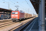 BR 145/518913/145-007-1-db-cargo-mit-dem 145 007-1 DB Cargo mit dem Einzelwagenzug EZ 51663 in Stendal und fuhr weiter in Richtung Wolfsburg. 15.09.2016