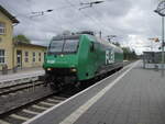 BR 145/844944/flex-145-088-durchfuhram-16april-2024den FLEX 145 088 durchfuhr,am 16.April 2024,den Bahnhof Jena-Göschwitz.