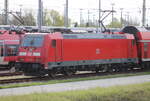 146 282-9 stand am Vormittag des 07.04.2024 im BW Rostock Hbf abgestellt.
