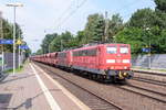 BR 151/574812/151-110-4--151-094-0-db 151 110-4 & 151 094-0 DB Cargo mit einem Erzzug von Hamburg-Altenwerder nach Salzgitter in Bienenbüttel. 05.09.2017