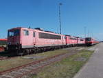 BR 155/670042/155-068-in-der-lokreihe-von 155 068 in der Lokreihe von Mukran.Aufgenommen am 25.August 2019.