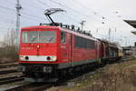 BR 155/725137/155-060-7-bei-der-ausfahrt-im 155 060-7 bei der Ausfahrt im Rostocker Hbf.29.01.2021