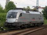 ES 64 U2-102 beim Rangieren im Bahnhof Rostock-Bramow.01.06.2013
