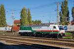 BR 189/163841/189-802-2-train-of-ideas-steht 189 802-2 'TRAIN OF IDEAS' steht in Frankfurt (Oder) abgestellt. 17.10.2011