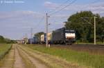 BR 189/272687/es-64-f4---113-189 ES 64 F4 - 113 (189 113-4) MRCE Dispolok GmbH fr TXL - TX Logistik AG mit einem Containerzug bei Rathenow und fuhr in Richtung Stendal weiter. 08.06.2013