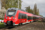 442 838-9+442 858-7+442 840 als Sonderzug 13292 von Warnemnde nach Berlin-Ostbahnhof bei der Durchfahrt im Haltepunkt Rostock-Holbeinplatz.04.05.2016