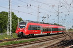 442 845 als S1(Warnemnde-Rostock)bei der Ausfahrt in Warnemnde.28.05.2016