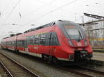 Am 25.01.2020 stand 442 141-8 vom Bw Berlin-Lichtenberg im Rostocker Hbf.