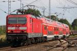 143 564-3 mit S2 von Gstrow nach Warnemnde bei der Einfahrt im Haltepunkt Rostock-Bramow.04.08.2012