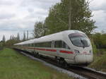 ice/609161/411-009-4-als-leerzug-von-rostock 411 009-4 als Leerzug von Rostock Hbf nach Warnemünde bei der Durchfahrt gegen 10:39 Uhr im Haltepunkt Rostock-Lichtenhagen.