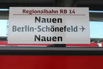 berlin-und-brandenburg/626452/regionalbahn-rb-14-von-nauen-nach Regionalbahn RB 14 von Nauen nach Berlin-Schönefeld stand am 01.09.2018 in Warnemünde.