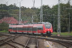 442 355 als S1(Warnemnde-Rostock)bei der Einfahrt im Rostocker Hbf.03.09.2016