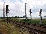 Lichtsignale/99860/einfahrsignal-a-und-die-neuen-einfahrsignale Einfahrsignal 'A' und die neuen Einfahrsignale von Lietzow. 