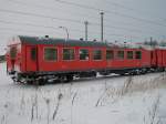 Bahndienst/111841/aufenthaltswagen-im-schweriner-hilfszug-am-26dezember Aufenthaltswagen im Schweriner Hilfszug am 26.Dezember 2010 in Bergen/Rgen.