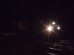 Hell waren die Lichter von 253 014-9 als Sie mir am 01.12.10 um   06.00 Uhr im Bahnhof Rostock-Bramow vor die Kamera kam.